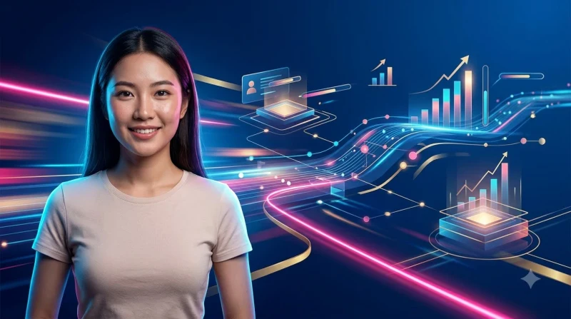 Hình ảnh minh họa tầm nhìn lãnh đạo với bầu trời thành phố buổi hoàng hôn, biểu tượng cho sự minh bạch và uy tín
