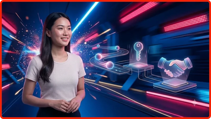 Hình ảnh minh họa tầm nhìn lãnh đạo với bầu trời thành phố buổi hoàng hôn, biểu tượng cho sự minh bạch và uy tín