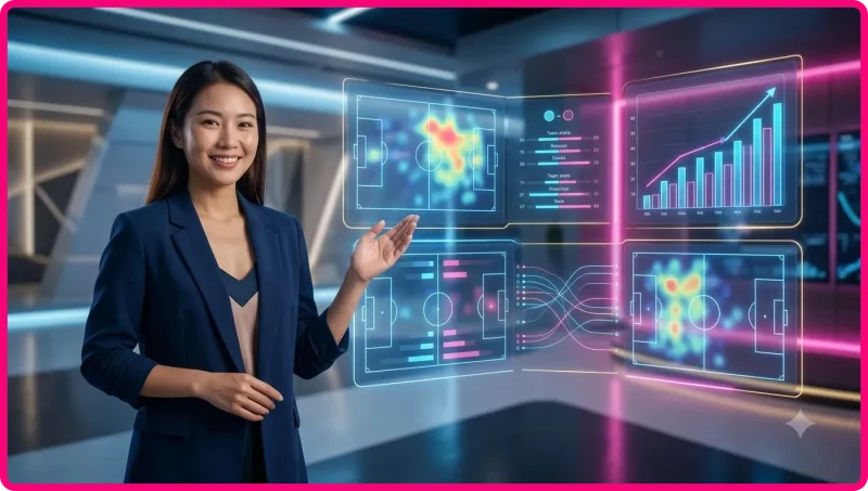 Minh họa bảng tỷ lệ cược và phân tích xác suất trong thể thao