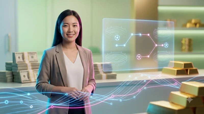 Minh họa lợi ích của việc quản lý cá độ thua có kế hoạch với biểu đồ tăng trưởng