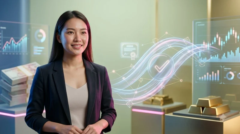 Minh họa lời kêu gọi bắt đầu rút tiền với giao diện giao dịch tương lai và hiệu ứng hoàn tất